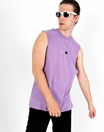 Relax Fit Kolsuz Erkek Tişört Atlet PG1103MR