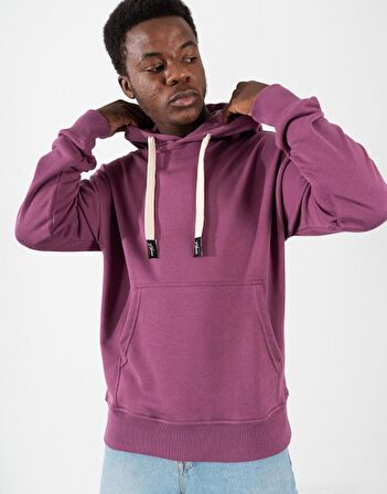 Kanguru Cepli Erkek Kapşonlu Hoodie US1109MR