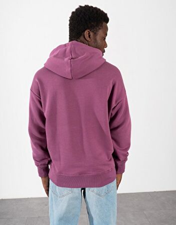 Kanguru Cepli Erkek Kapşonlu Hoodie US1109MR