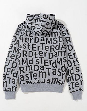 Amsterdam Erkek Kapşonlu Hoodie US3057GR