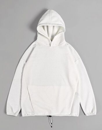 No Future Oversized Waffle Hoodie NF0537EK