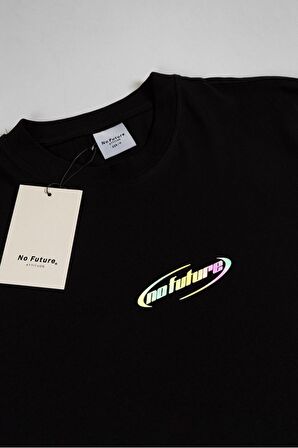 No Future Reflective Logo Regular Fit Erkek Tişört NF0597SY