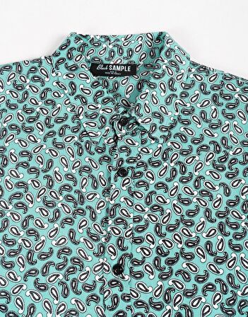 Paisley Oversize Pamuklu Erkek Gömlek US3563YS