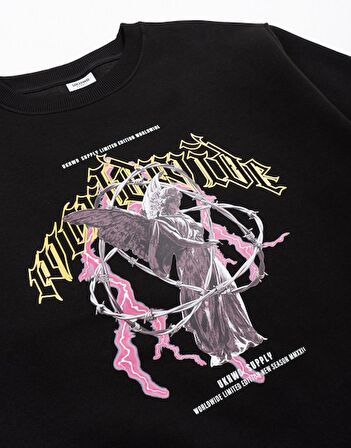 Alone Worldwide Oversize Erkek Sweatshirt UK1018SY