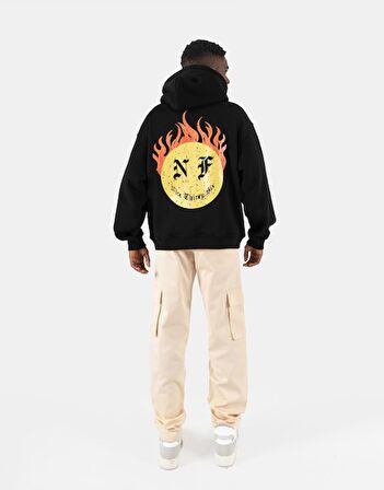 Kreuzberg Nice Thirty Six Oversize Erkek Hoodie UK1058SY