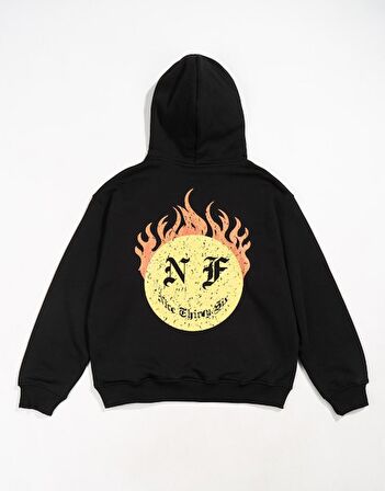 Kreuzberg Nice Thirty Six Oversize Erkek Hoodie UK1058SY
