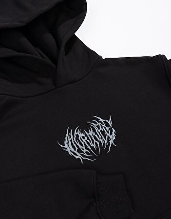 Reflective Brutal Oversize Erkek Hoodie UK1059SY