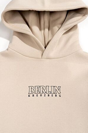 Berlin Kreuzberg Oversize Erkek Hoodie UK1097BJ