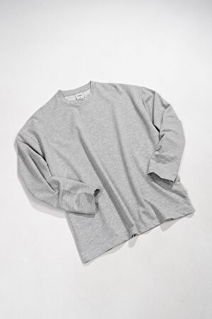 Oversize Uzun Kollu Erkek Tişört UK1113GR