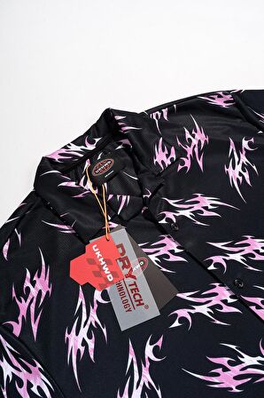 Neo Goth DryTech Oversize Erkek Gömlek UK1189SY