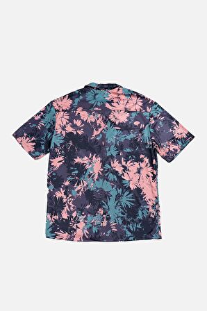Floral Kamuflaj DryTech Oversize Erkek Gömlek UK1187KS