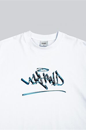 UKHWD Graffiti Chrome Oversize Erkek Tişört UK1244BYGM