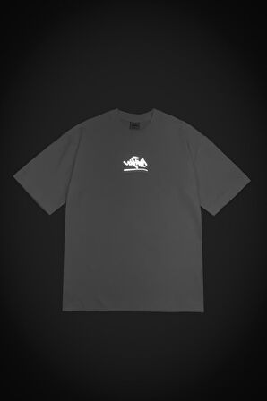 Reflective UKHWD Oversize Erkek Tişört UK1246BYRF