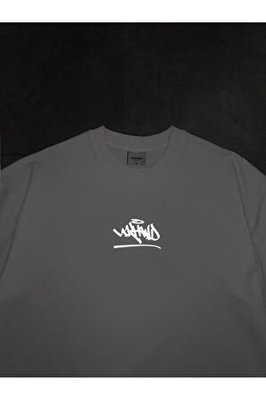 Reflective UKHWD Oversize Erkek Tişört UK1246BYRF