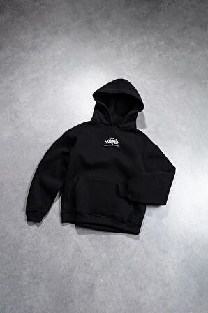 UKHWD Classic Logo Oversize Erkek Hoodie UK1267SYBY