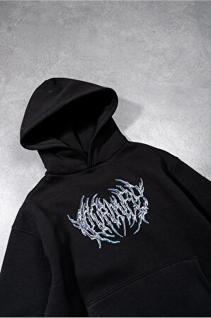 Chrome Brutal Oversize Erkek Hoodie UK1272SY