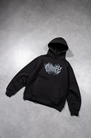 Chrome Brutal Oversize Erkek Hoodie UK1272SY