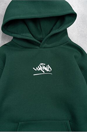 UKHWD Classic Logo Oversize Erkek Hoodie UK1267YSBY