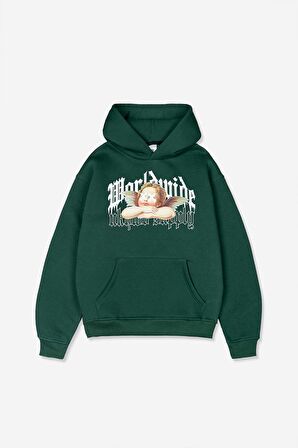 Worldwide Oversize Erkek Hoodie UK1285YSBY