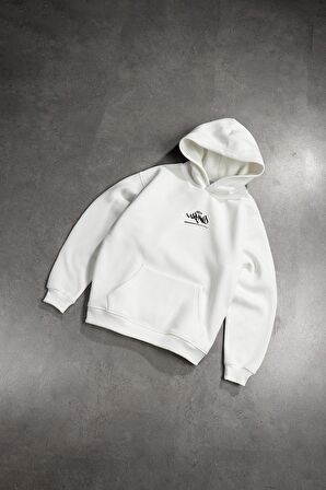 UKHWD Classic Logo Oversize Erkek Hoodie UK1267EKSY