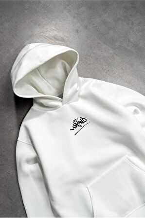 UKHWD Classic Logo Oversize Erkek Hoodie UK1267EKSY