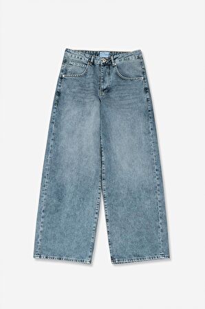 Wide Leg Oversize Baggy Jean Erkek Pantolon US3967MV