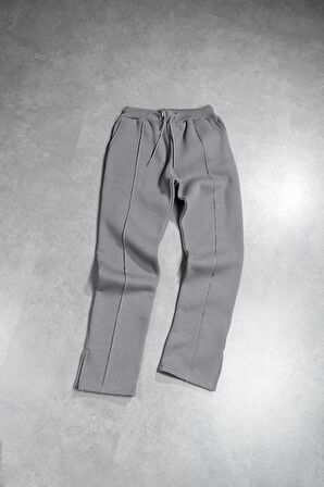 Split Hem Erkek Jogger Eşofman Altı US3974ANT