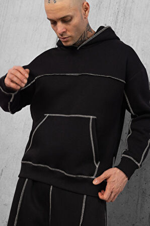 Ters Dikiş Erkek Hoodie US3997SY