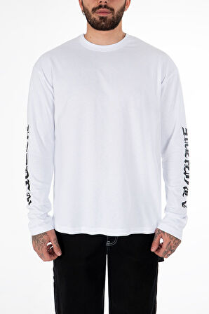 Hidden Oversize Uzun Kollu Erkek Tişört UK1309BY