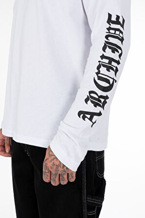 Hidden Oversize Uzun Kollu Erkek Tişört UK1309BY