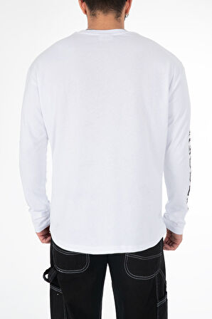 Hidden Oversize Uzun Kollu Erkek Tişört UK1309BY