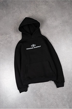 Ukhwd Supply Future Chrome Oversize Erkek Hoodie UK1323SY