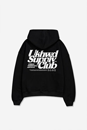 UKHWD Supply Club Double Zip Erkek Ceket Hoodie UK1336SYBY