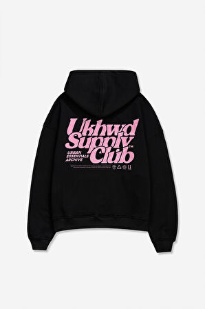 UKHWD Supply Club Double Zip Erkek Ceket Hoodie UK1336SYPM