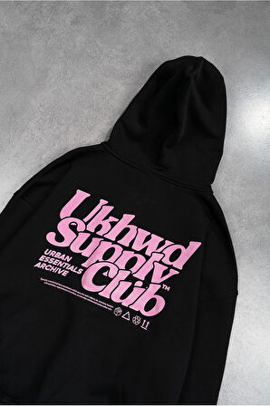 UKHWD Supply Club Double Zip Erkek Ceket Hoodie UK1336SYPM