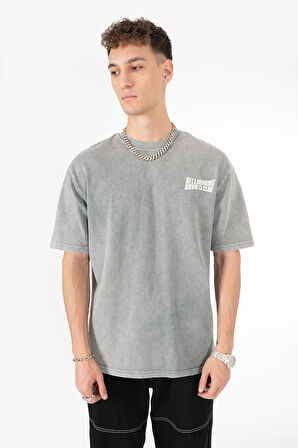 Billionaire Oversize Erkek Tişört TB2169GR