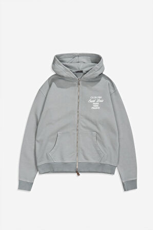 ST Louis Baskılı Oversize Erkek Ceket Hoodie