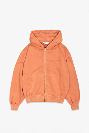 Yıkamalı Oversize Erkek Ceket Hoodie