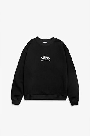 UKHWD Classic Logo Oversize Erkek Sweatshirt