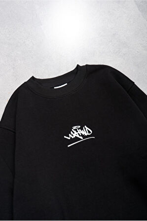 UKHWD Classic Logo Oversize Erkek Sweatshirt