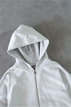 Grimelanj Basic Oversize Erkek Ceket Hoodie