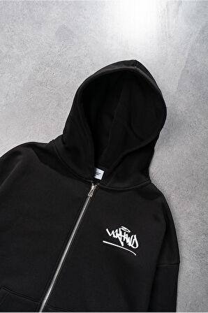 UKHWD Classic Logo Double Zip Erkek Ceket Hoodie