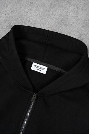 UKHWD Classic Logo Double Zip Erkek Ceket Hoodie