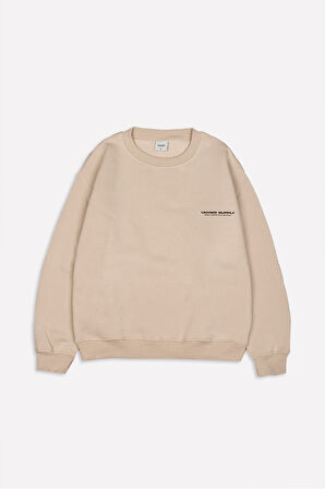 Bej Urban Essentials Archive Erkek Sweatshirt
