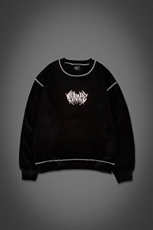 Reflective Brutal Oversize Erkek Sweatshirt