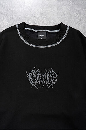 Reflective Brutal Oversize Erkek Sweatshirt