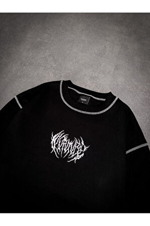 Reflective Brutal Oversize Erkek Sweatshirt