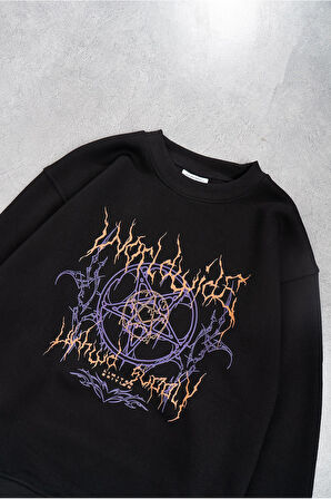 Goth Worldwide Oversize Erkek Sweatshirt