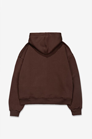 Essentials Archive Kahve Zip Erkek Ceket Hoodie