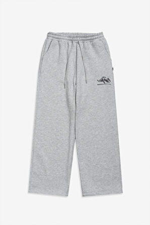 Grimelanj Reflective Logo Skate Baggy Wide Leg Erkek Eşofman Altı
